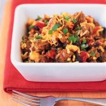 Skillet Beef and Rice Posole