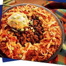 Stuffed Beef & Black Bean Tamale Pie