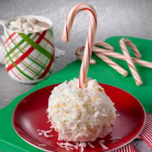Coconut Popcorn Snowballs