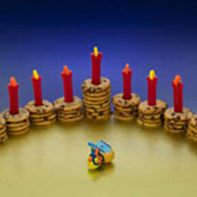 Cookie Menorah