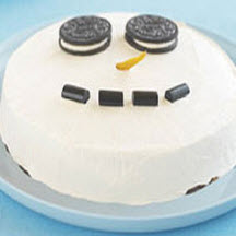 Cookies & Cream Snowman Dessert