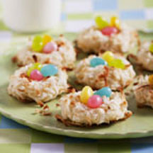 Easter Coconut Orange Macaroons