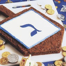 Hanukkah Dreidel Brownies