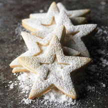 Lemony Star Sandwich Cookies