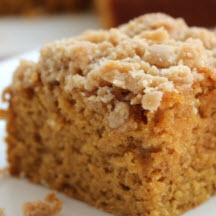 Santa's Pumpkin Crumb Cake