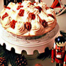 Snowflake Walnut Pie