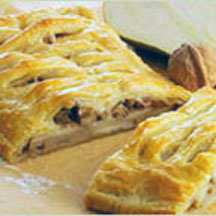 Cardamom-Scented Pear Tart with Swiss Cheese