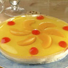 Cheese, Gelatin and Fruit Pie