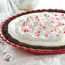 View the recipe for Peppermint Snow Pie. Peppermint Snow Pie