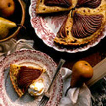 Rice Pudding Pear Tart