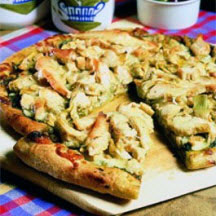 Chicken Pesto Pizza
