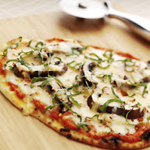 Flatbread Pizzas with Romesco Sauce