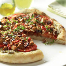 Mediterranean Tofu Flatbread