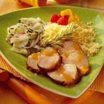 Apricot-Mustard Glazed Pork Tenderloin