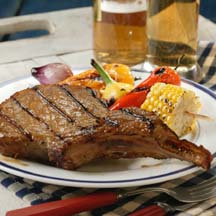 Beer-Grilled Chops