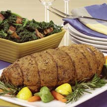 Boneless, Herb-Crusted Leg of Pork