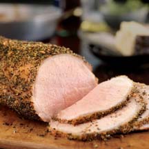 Boneless, Herb-Crusted Leg of Pork