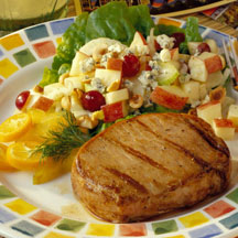Garlic and Orange Marinated Grilled Pork Chops