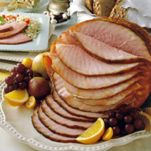 Grilled Ham with Lemon-Orange Glaze