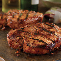 Grilled Bone-In Pork Chops with Hawaiian Marinade