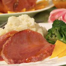 Ham with Mango Glaze