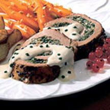 Herb-Stuffed Pork Tenderloin