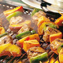 Honey Pork Tenderloin Kabobs