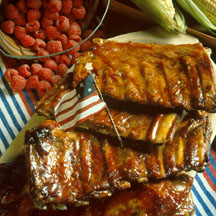 Maple-Mustard Glazed Spareribs