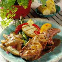 Pork Country-Style Ribs with Asian Plum Sauce