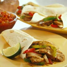 Garden Fresh Pork Fajitas