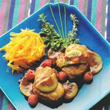 Pork Tenderloin Medallions with Raspberry Sauce