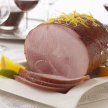 Port Wine, Citrus and Cracked Pepper Glazed Boneless Ham