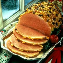 Raisin-Apricot Glazed Ham