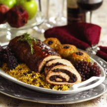 Rolled Pork Loin with Raisins
