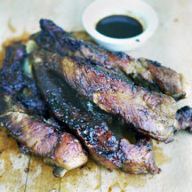 Spareribs with Coffee Barbecue Sauce
