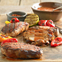 Spicy Grilled BBQ Pork Chops
