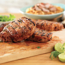Thai Ribeye Pork Chops