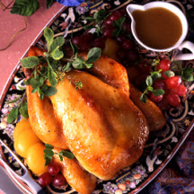 Apricot Glazed Chicken or Capon