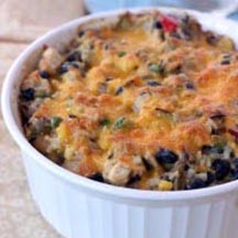 Black Bean and Mixed Rice Casserole