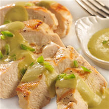 Chicken Breasts with Poblano Sauce