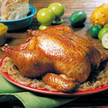 Chicken Roasted with Rum and Ginger