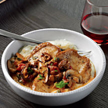 Chicken with Wild Mushrooms, Tomatoes and Capers