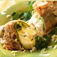 Chiles Relleños with Cheese and Smoked Chicken