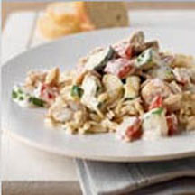 Creamy Italian Chicken & Orzo Skillet