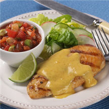 Grilled Chicken Breasts with Spicy Bolivian Sauce