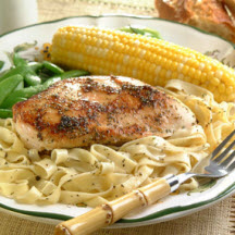 Italian Seasoned Chicken and Fettuccine