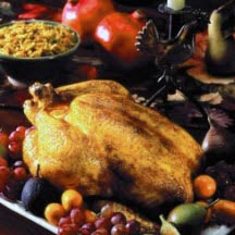 Roast Chicken with Spiced Mushroom and Winter Vegetables
