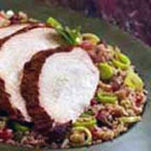 Roast Turkey Breast with Old World Pilaf