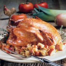 Chicken Roasted over Vegetables