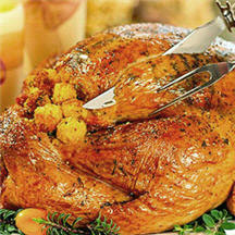 Roasted Turkey with Bourbon-Butter Glaze
